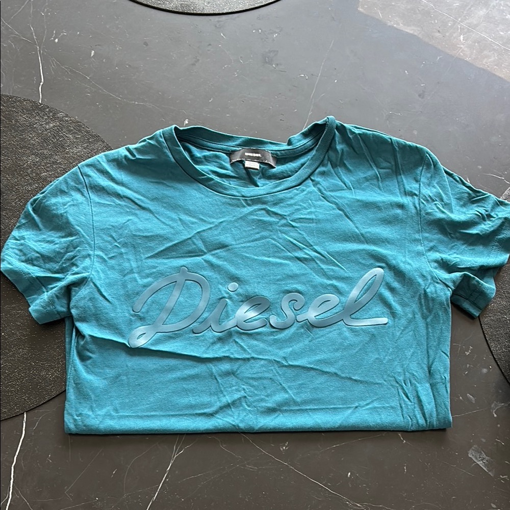 Diesel Turquoise Short Sleeve Tee